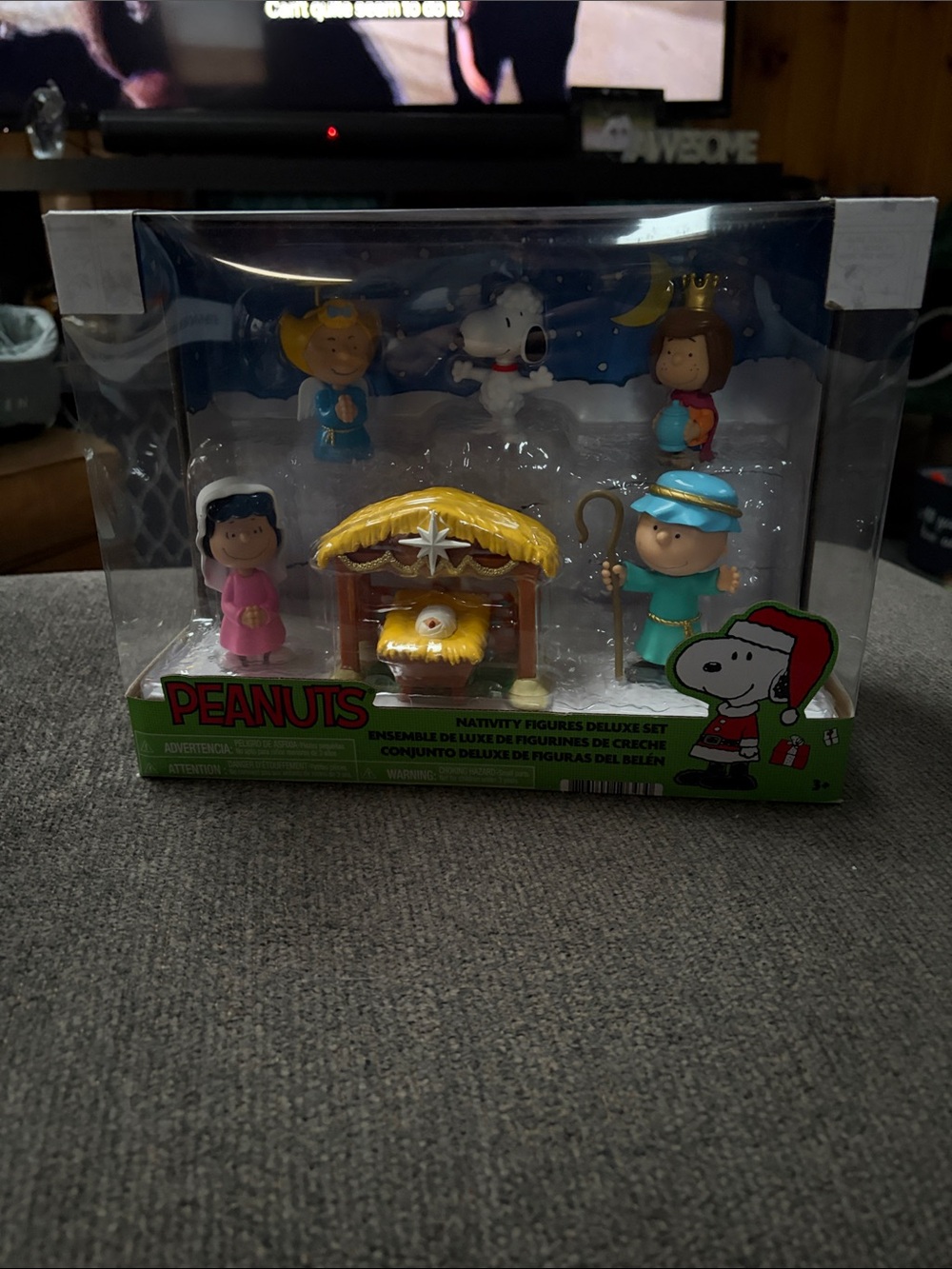 NIB Peanuts Christmas Nativity Figure Set